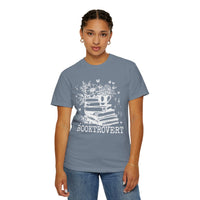 Booktrovert - Comfort Colors | Trendy Women's T-Shirt. Direct to Garment. Printed & Shipped in the USA. Unisex Sizes.