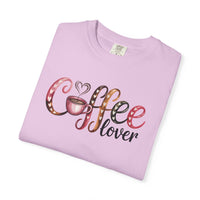 Coffee Lover - Comfort Colors | Trendy Women's T-Shirt. Direct to Garment. Printed & Shipped in the USA. Unisex Sizes.