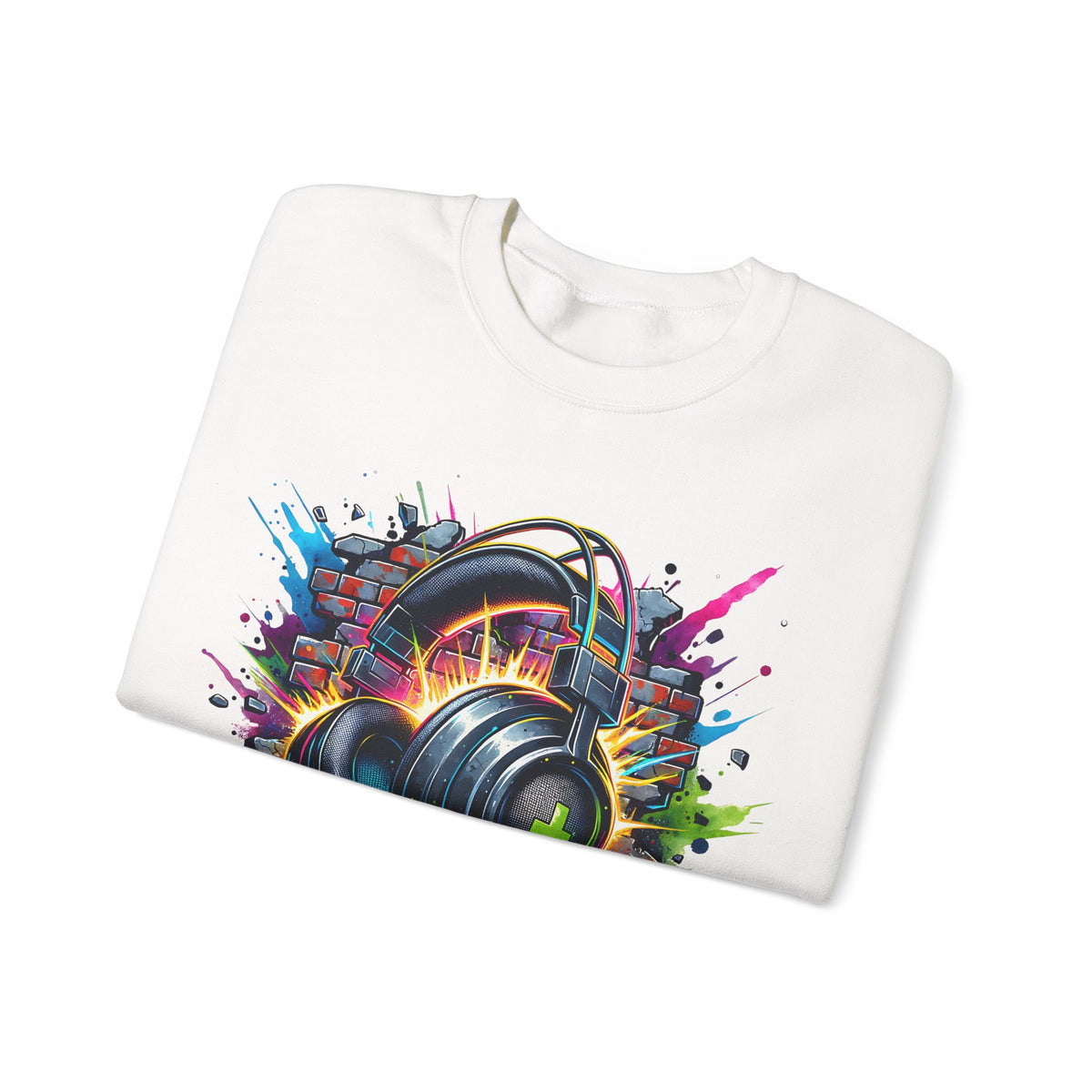 Gaming Headset I Can't Hear You, I'm Gaming – Gildan Heavy Blend | Trendy Women’s and Men's Soft Sweatshirt. Direct to Garment. Printed & Shipped in the USA. Unisex Sizes.