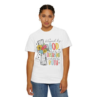 Blessed by God, Spoiled by Husband, Protect by Both - Comfort Colors | Trendy Women's T-Shirt. Direct to Garment. Printed & Shipped in the USA. Unisex Sizes.