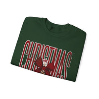 Christmas Season Leopard Tree Distressed – Gildan Heavy Blend | Trendy Women’s Soft Sweatshirt. Direct to Garment. Printed & Shipped in the USA. Unisex Sizes.