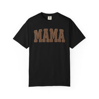 Mama, Faux Knit - Comfort Colors | Trendy Women's T-Shirt. Direct to Garment. Printed & Shipped in the USA. Unisex Sizes.