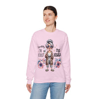 Retired Not Expired, Leopard Funny Grandma – Gildan Heavy Blend | Trendy Women’s Soft Sweatshirt. Direct to Garment. Printed & Shipped in the USA. Unisex Sizes.