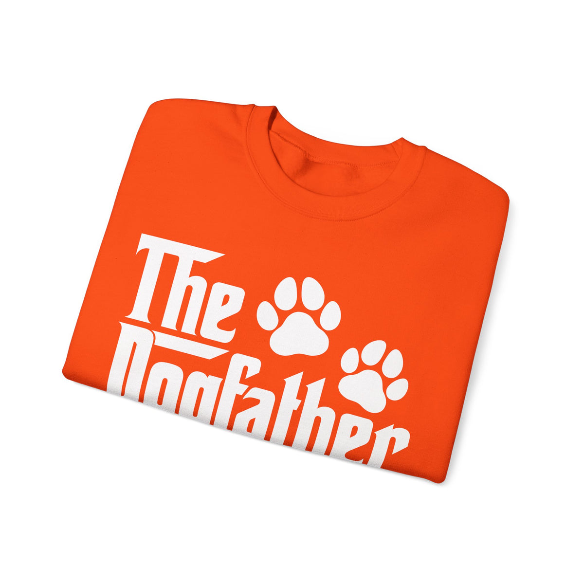 The DogFather – Gildan Heavy Blend | Trendy Men's Soft Sweatshirt. Direct to Garment. Printed & Shipped in the USA. Unisex Sizes.