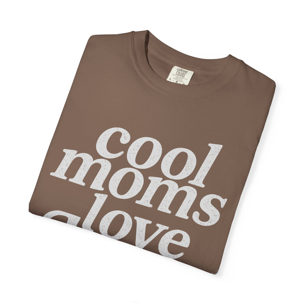 Cool Moms Love Jesus, Vintage - Comfort Colors | Trendy Women's T-Shirt. Direct to Garment. Printed & Shipped in the USA. Unisex Sizes.