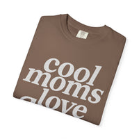Cool Moms Love Jesus, Vintage - Comfort Colors | Trendy Women's T-Shirt. Direct to Garment. Printed & Shipped in the USA. Unisex Sizes.