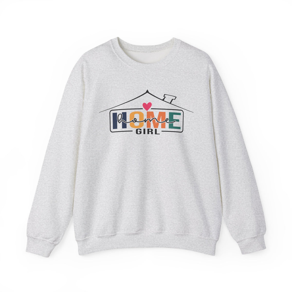Home Girl - Real Estate Life – Gildan Heavy Blend | Trendy Women’s Soft Sweatshirt. Direct to Garment. Printed & Shipped in the USA. Unisex Sizes.