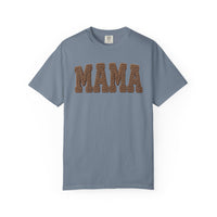 Mama, Faux Knit - Comfort Colors | Trendy Women's T-Shirt. Direct to Garment. Printed & Shipped in the USA. Unisex Sizes.