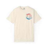 Sun Salt Sand, Beach Sunset - Front & Back Print - Comfort Colors | Trendy Women's and Men's T-Shirt. Direct to Garment. Printed & Shipped in the USA. Unisex Sizes.