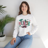 Nurse Life Cute Preppy Healthcare – Gildan Heavy Blend | Trendy Women’s Soft Sweatshirt. Direct to Garment. Printed & Shipped in the USA. Unisex Sizes.