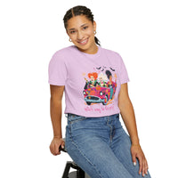 Witch Way to the Party? - Comfort Colors | Trendy Women's T-Shirt. Direct to Garment. Printed & Shipped in the USA. Unisex Sizes.