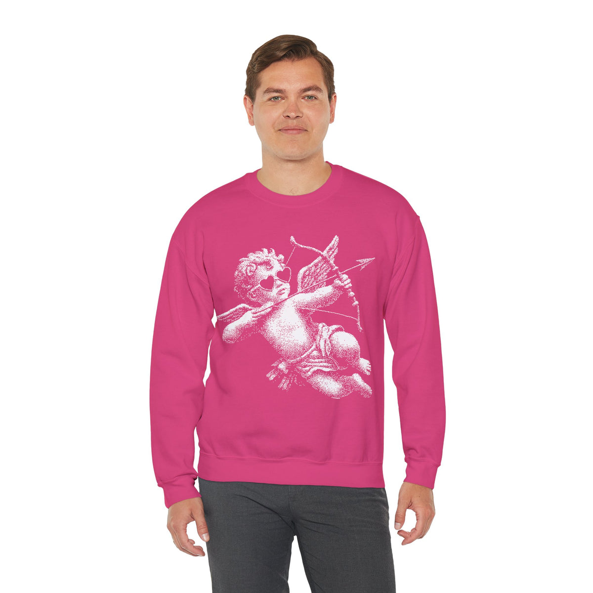Cupid Baby, Vintage – Gildan Heavy Blend | Trendy Women’s and Men's Soft Sweatshirt. Direct to Garment. Printed & Shipped in the USA. Unisex Sizes.
