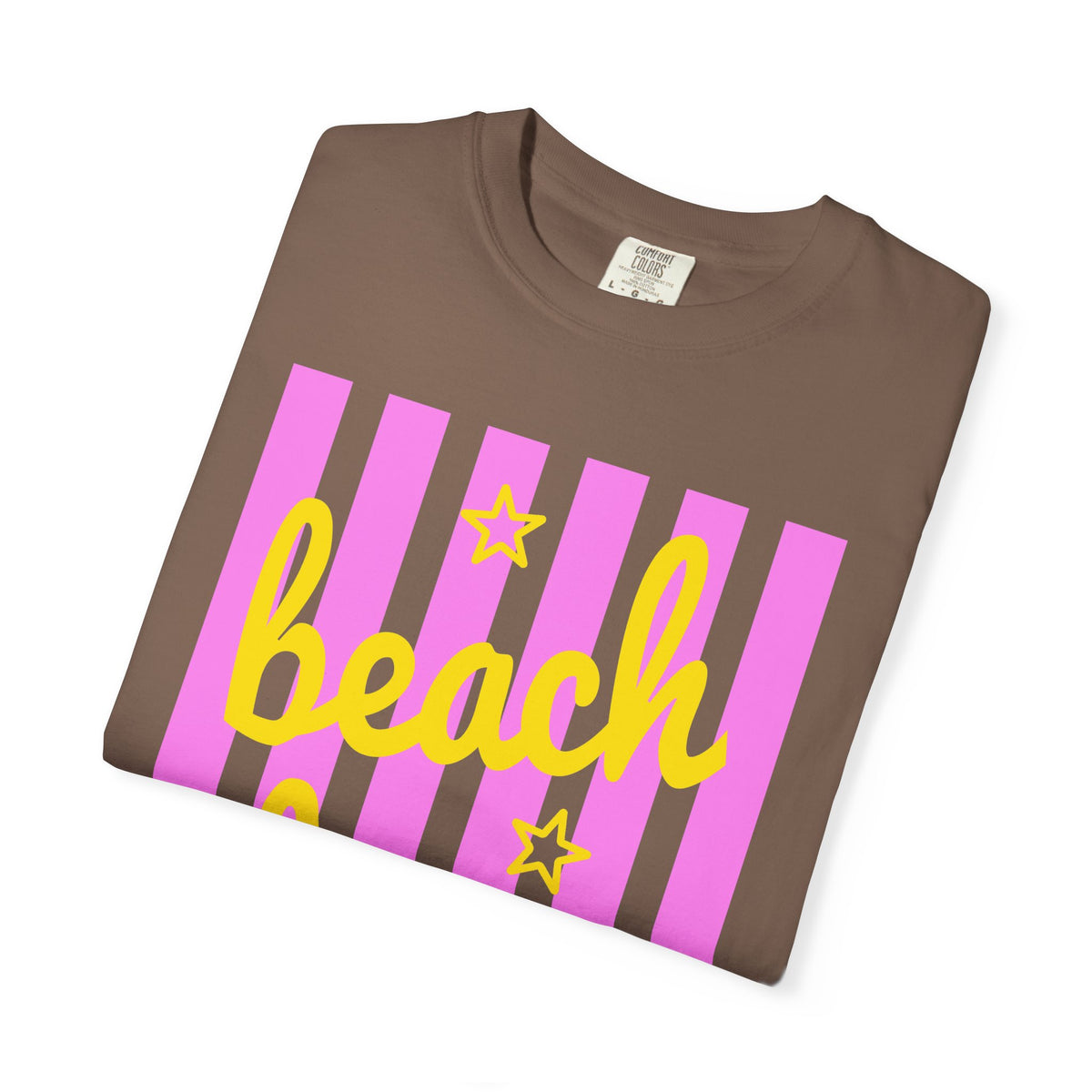 Beach Bum - Comfort Colors | Trendy Men's & Women's T-Shirt. Direct to Garment. Printed & Shipped in the USA. Unisex Sizes.