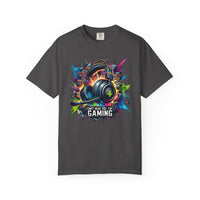 Gaming Headset I Can't Hear You, I'm Gaming - Comfort Colors | Trendy Men's And Women's T-Shirt. Direct to Garment. Printed & Shipped in the USA. Unisex Sizes.