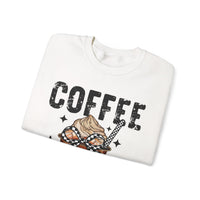 Coffee Changes Everything, Iced Coffee, Coffee Lovers – Gildan Heavy Blend | Trendy Women’s Soft Sweatshirt. Direct to Garment. Printed & Shipped in the USA. Unisex Sizes.