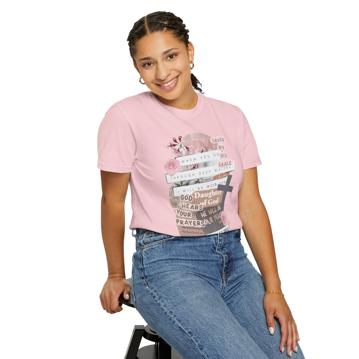 Christian Scrapbook - Comfort Colors | Trendy Women's T-Shirt. Direct to Garment. Printed & Shipped in the USA. Unisex Sizes.