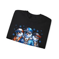 They Not Like Us Snowmen – Gildan Heavy Blend | Trendy Men's and Women’s Soft Sweatshirt. Direct to Garment. Printed & Shipped in the USA. Unisex Sizes.