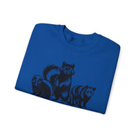 Stay Trashy, Skunk Raccoon Possum – Gildan Heavy Blend | Trendy Women’s and Men's Soft Sweatshirt. Direct to Garment. Printed & Shipped in the USA. Unisex Sizes.