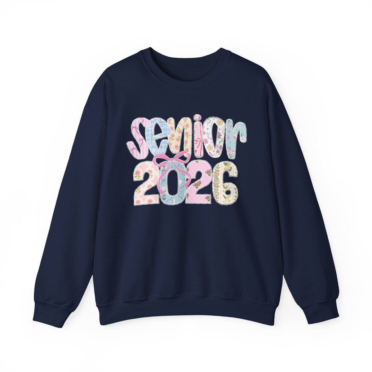 Class of 2026 Senior - Pink Coquette Bow – Gildan Heavy Blend | Trendy Women’s Soft Sweatshirt. Direct to Garment. Printed & Shipped in the USA. Unisex Sizes.