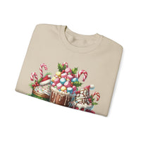 Hot Chocolate Mugs Christmas Hot Cocoa – Gildan Heavy Blend | Trendy Women’s Soft Sweatshirt. Direct to Garment. Printed & Shipped in the USA. Unisex Sizes.