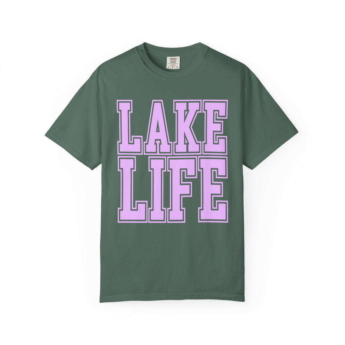 Lake Life - Comfort Colors | Trendy Men's & Women's T-Shirt. Direct to Garment. Printed & Shipped in the USA. Unisex Sizes.