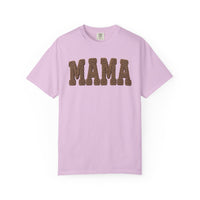 Mama, Faux Knit - Comfort Colors | Trendy Women's T-Shirt. Direct to Garment. Printed & Shipped in the USA. Unisex Sizes.