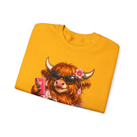 Highland Diva – Gildan Heavy Blend | Trendy Women’s Soft Sweatshirt. Direct to Garment. Printed & Shipped in the USA. Unisex Sizes.