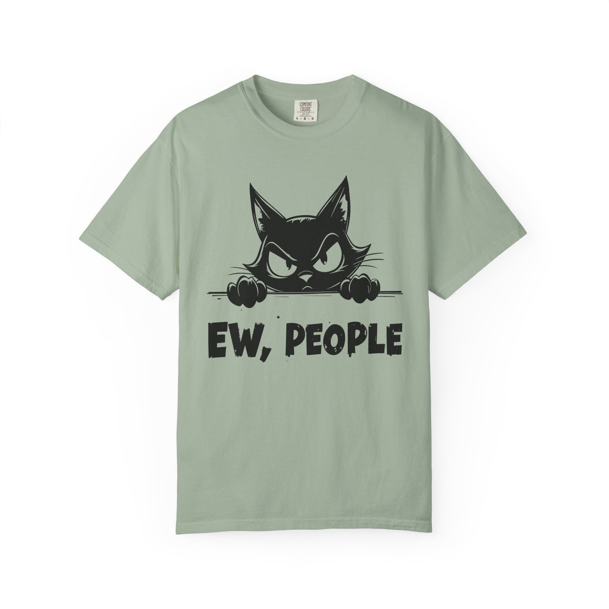 Ew People, Grumpy Cat - Comfort Colors | Funny Unisex T-Shirt. Direct to Garment. Printed & Shipped in the USA. Unisex Sizes.