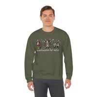 Overstimulated But Festive Christmas Possums – Gildan Heavy Blend | Trendy Women’s and Men's Soft Sweatshirt. Direct to Garment. Printed & Shipped in the USA. Unisex Sizes.