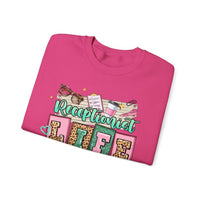 Receptionist Life – Gildan Heavy Blend | Trendy Women’s Soft Sweatshirt. Direct to Garment. Printed & Shipped in the USA. Unisex Sizes.