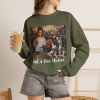 Just A Few Things - Halloween Shopping – Gildan Heavy Blend | Trendy Women’s Soft Sweatshirt. Direct to Garment. Printed & Shipped in the USA. Unisex Sizes.