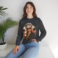 Too Old To Care, Fashionista Grandma – Gildan Heavy Blend | Trendy Women’s Soft Sweatshirt. Direct to Garment. Printed & Shipped in the USA. Unisex Sizes.