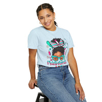 Phlebotomist Life, Messy Bun - Comfort Colors | Trendy Women's T-Shirt. Direct to Garment. Printed & Shipped in the USA. Unisex Sizes.