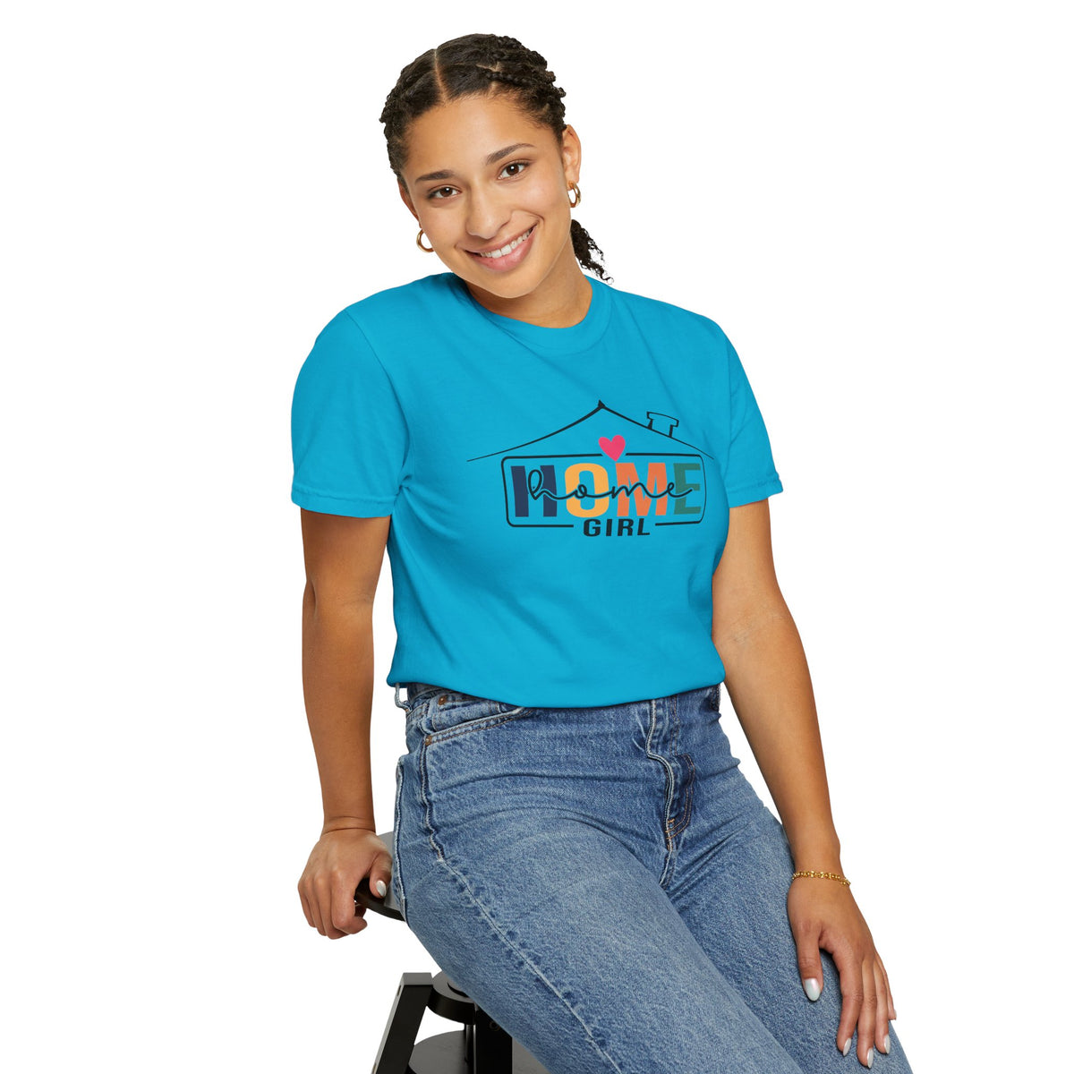 Home Girl - Real Estate Life - Comfort Colors | Trendy Women's T-Shirt. Direct to Garment. Printed & Shipped in the USA. Unisex Sizes.