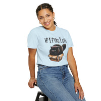 If I Fits I Sits, Cat in a Box - Comfort Colors | Trendy Women's and Men's T-Shirt. Direct to Garment. Printed & Shipped in the USA. Unisex Sizes.