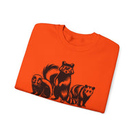 Stay Trashy, Skunk Raccoon Possum – Gildan Heavy Blend | Trendy Women’s and Men's Soft Sweatshirt. Direct to Garment. Printed & Shipped in the USA. Unisex Sizes.