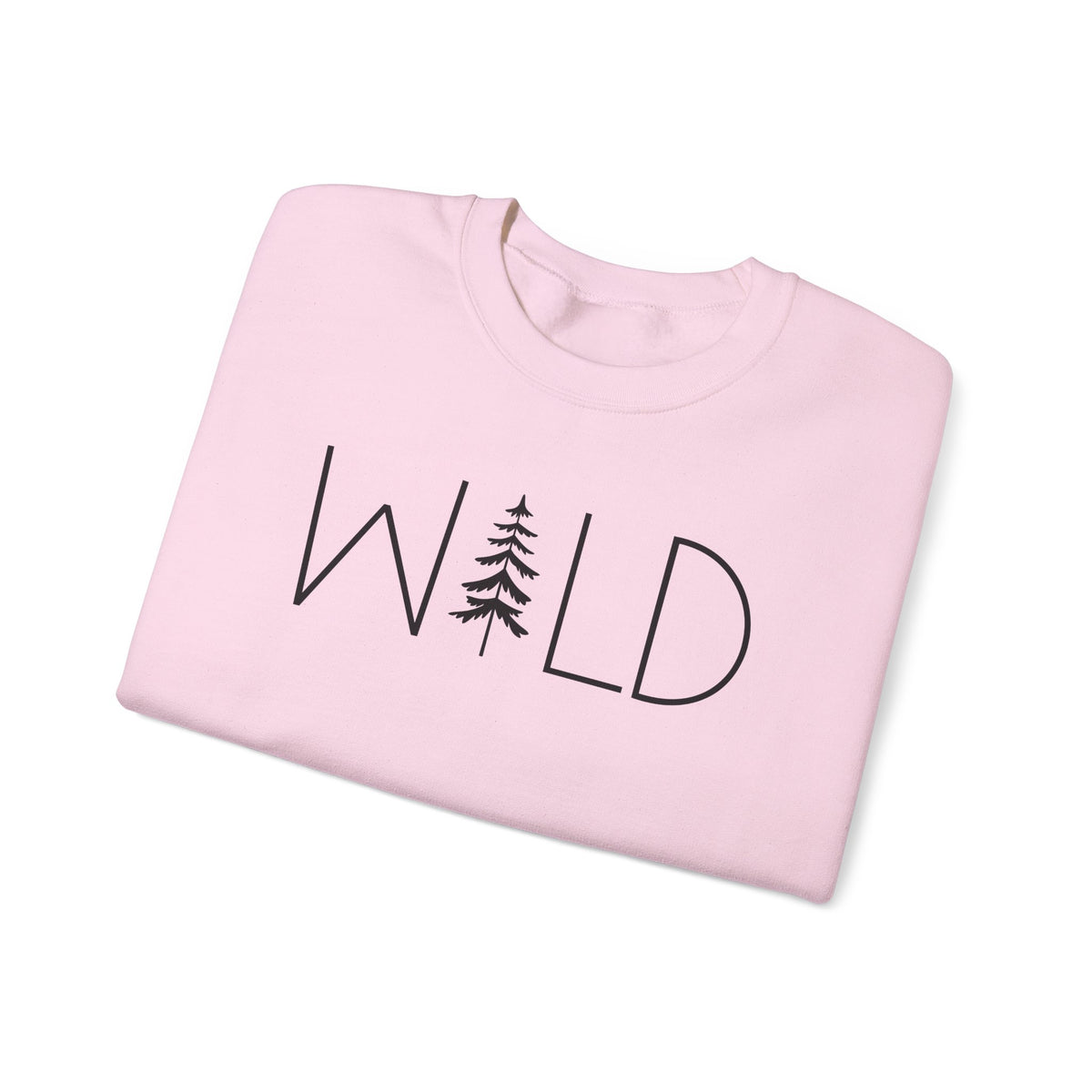 Wild Graphic, Nature, Pine Tree, Adventure – Gildan Heavy Blend | Trendy Women’s and Men's Soft Sweatshirt. Direct to Garment. Printed & Shipped in the USA. Unisex Sizes.