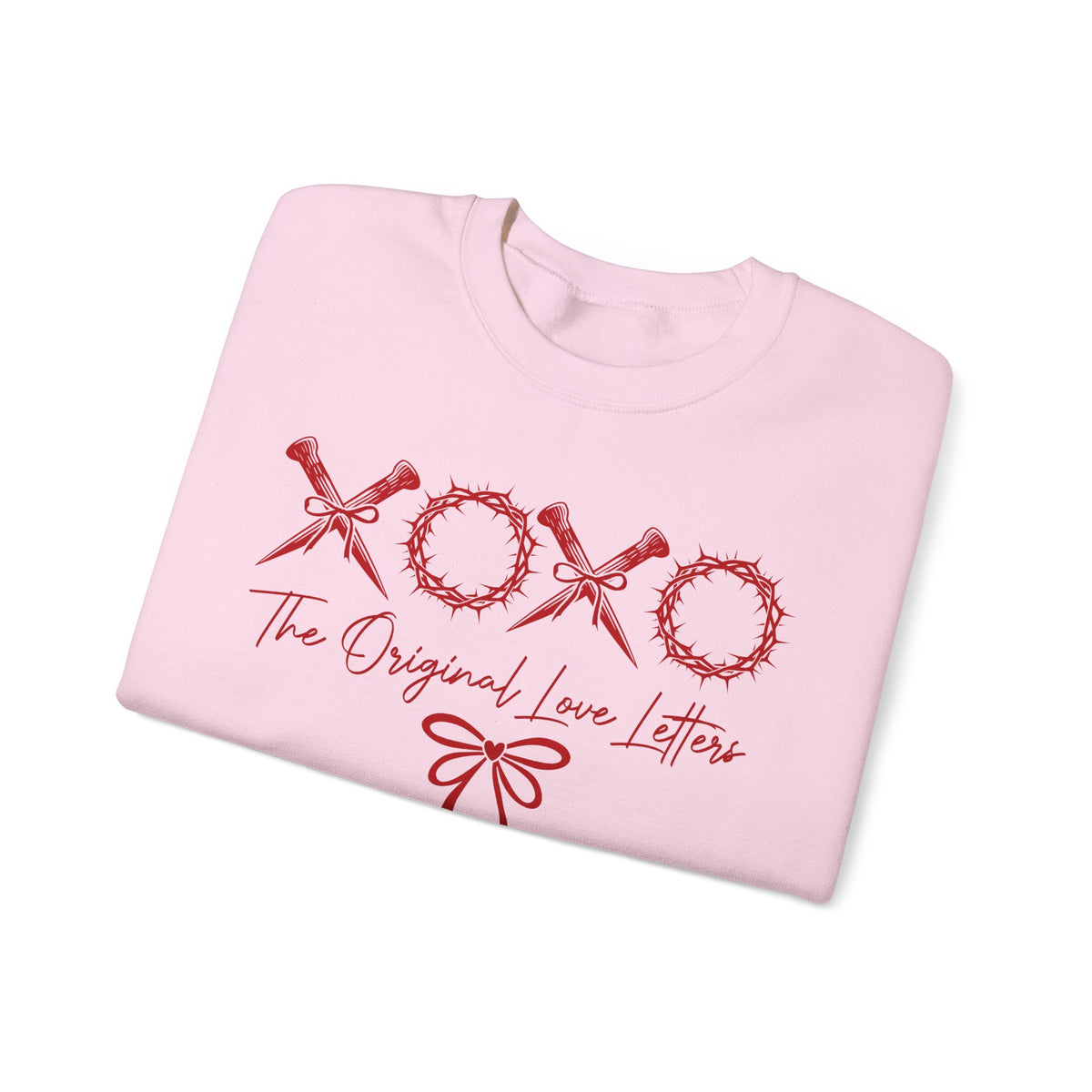 Original Love Letter - Christian Faith – Gildan Heavy Blend | Trendy Women’s Soft Sweatshirt. Direct to Garment. Printed & Shipped in the USA. Unisex Sizes.