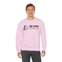Be Kind. We're Just Trying To Survive Too. Possum. Raccoon. *This Shirt Saves Lives* – Gildan Heavy Blend | Trendy Men's and Women's Soft Sweatshirt. Direct to Garment. Printed & Shipped in the USA. Unisex Sizes.