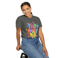 Coquette Third Grade Pencil Bow - Comfort Colors | Trendy Women's T-Shirt. Direct to Garment. Printed & Shipped in the USA. Unisex Sizes.