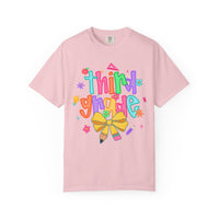 Coquette Third Grade Pencil Bow - Comfort Colors | Trendy Women's T-Shirt. Direct to Garment. Printed & Shipped in the USA. Unisex Sizes.