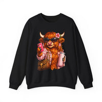 Highland Diva – Gildan Heavy Blend | Trendy Women’s Soft Sweatshirt. Direct to Garment. Printed & Shipped in the USA. Unisex Sizes.