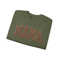 Mama, Faux Knit – Gildan Heavy Blend | Trendy Women’s Soft Sweatshirt. Direct to Garment. Printed & Shipped in the USA. Unisex Sizes.