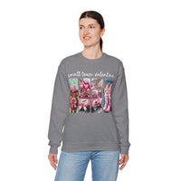 Small Town Valentine – Gildan Heavy Blend | Trendy Women’s Soft Sweatshirt. Direct to Garment. Printed & Shipped in the USA. Unisex Sizes.