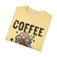 Coffee Changes Everything, Iced Coffee, Coffee Lovers - Comfort Colors | Trendy Women's T-Shirt. Direct to Garment. Printed & Shipped in the USA. Unisex Sizes.