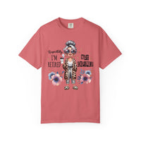 Retired Not Expired, Leopard Funny Grandma - Comfort Colors | Trendy Women's T-Shirt. Direct to Garment. Printed & Shipped in the USA. Unisex Sizes.
