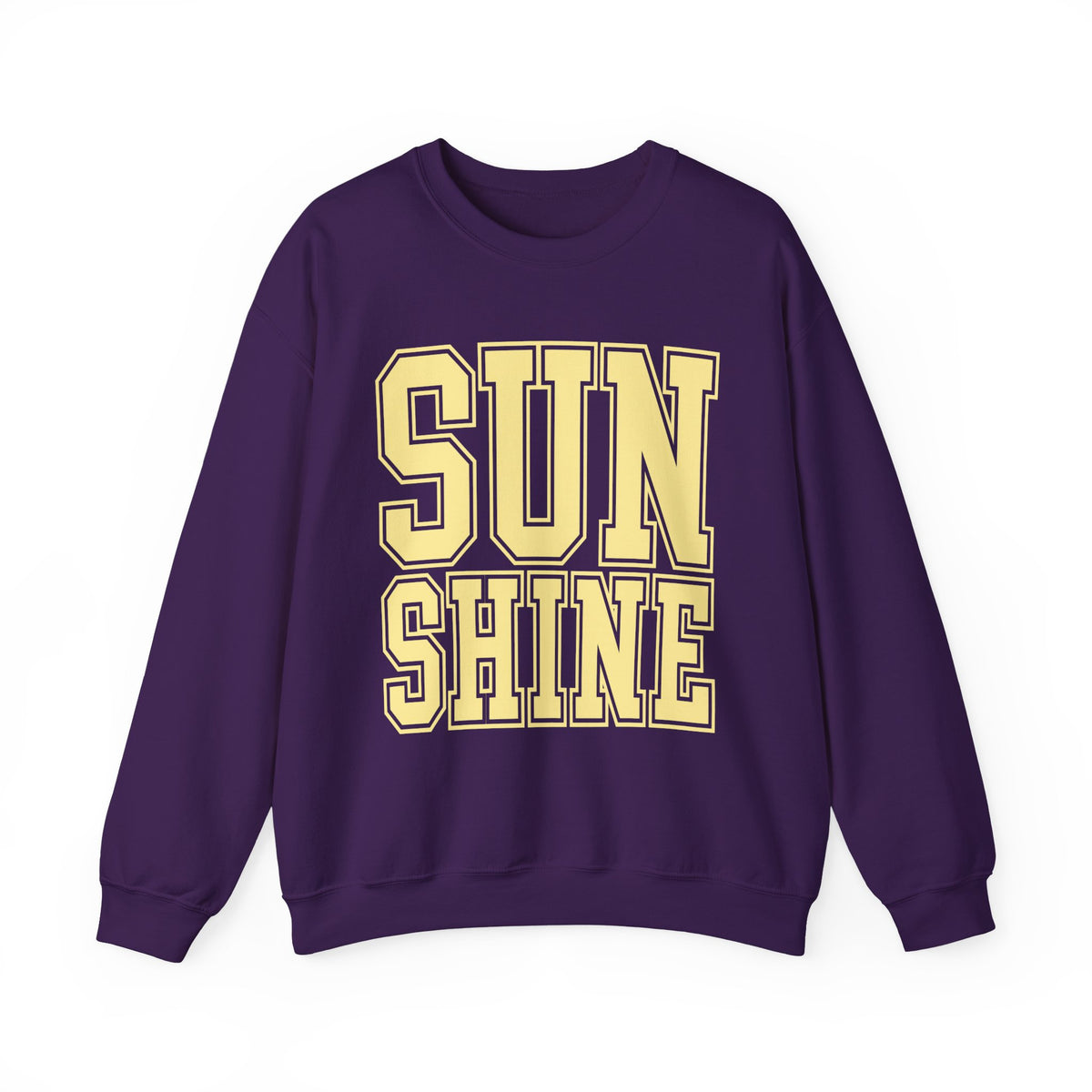 Sunshine – Gildan Heavy Blend | Trendy Women’s Soft Sweatshirt. Direct to Garment. Printed & Shipped in the USA. Unisex Sizes.