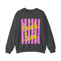 Beach Bum – Gildan Heavy Blend | Trendy Men's & Women’s Soft Sweatshirt. Direct to Garment. Printed & Shipped in the USA. Unisex Sizes.
