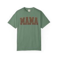 Mama, Faux Knit - Comfort Colors | Trendy Women's T-Shirt. Direct to Garment. Printed & Shipped in the USA. Unisex Sizes.