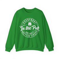 Everybody In The Pub Gettin' Tipsy – Gildan Heavy Blend | Trendy Women’s and Men's Soft Sweatshirt. Direct to Garment. Printed & Shipped in the USA. Unisex Sizes.